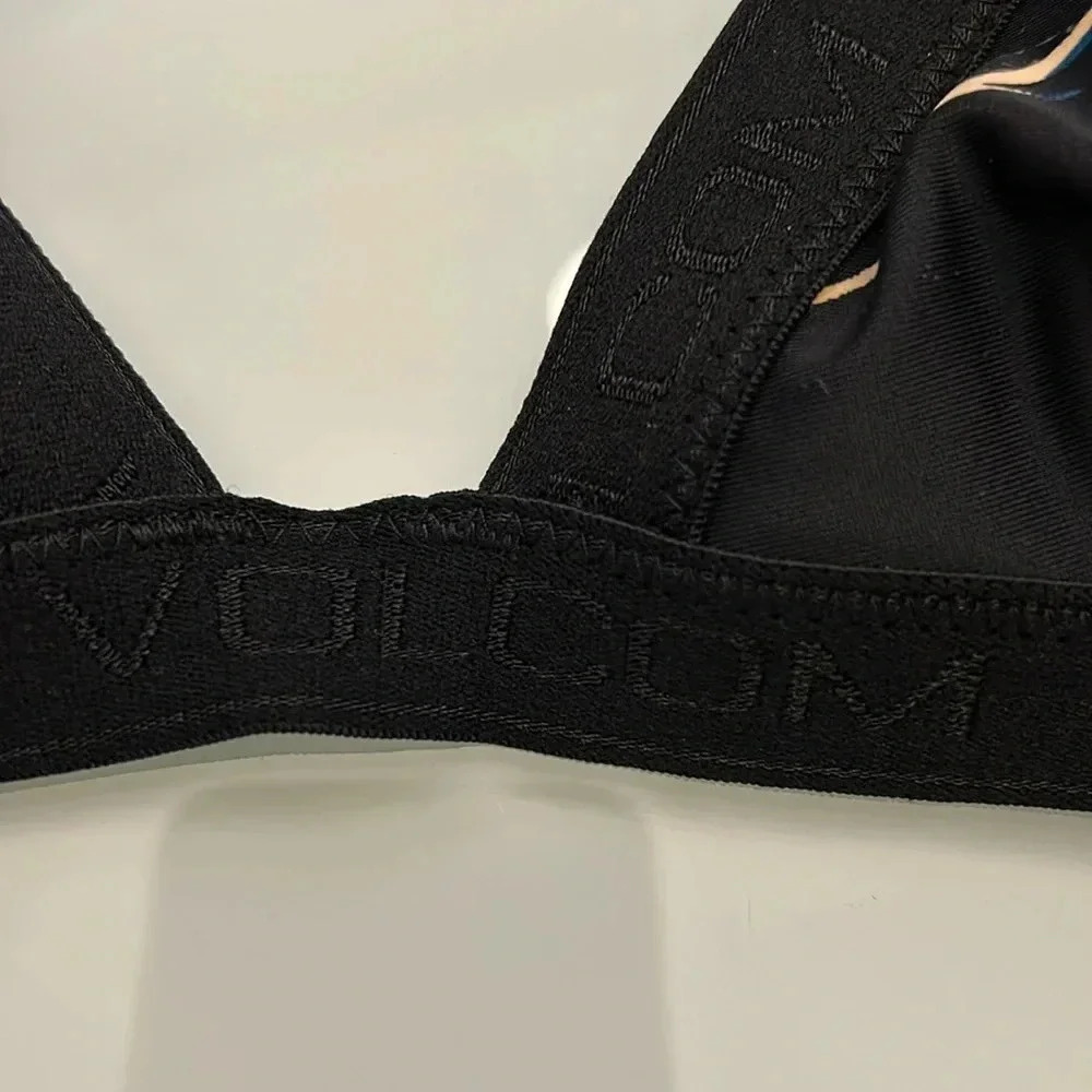 Volcom Black Tropical Triangle Bikini - Picture 4 of 5